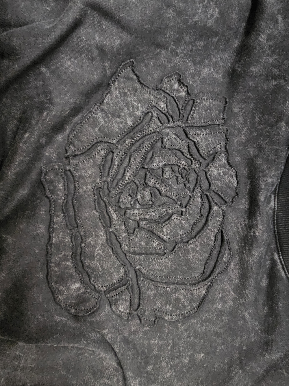 Maurices Black Sweatshirt with Crew Neck - Picture 4 of 4